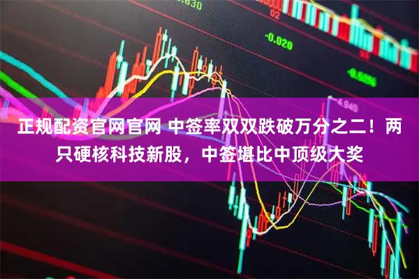正规配资官网官网 中签率双双跌破万分之二！两只硬核科技新股，中签堪比中顶级大奖